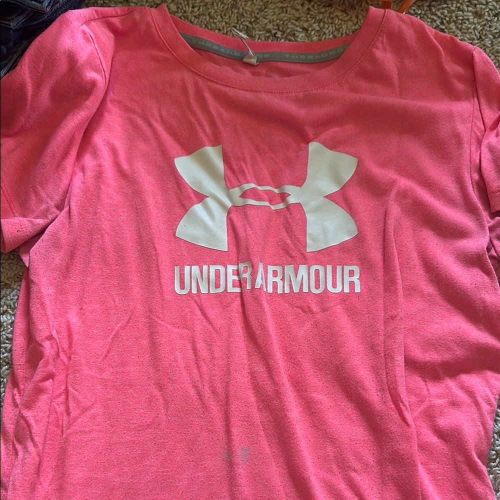 Under Armour Pink T-Shirt